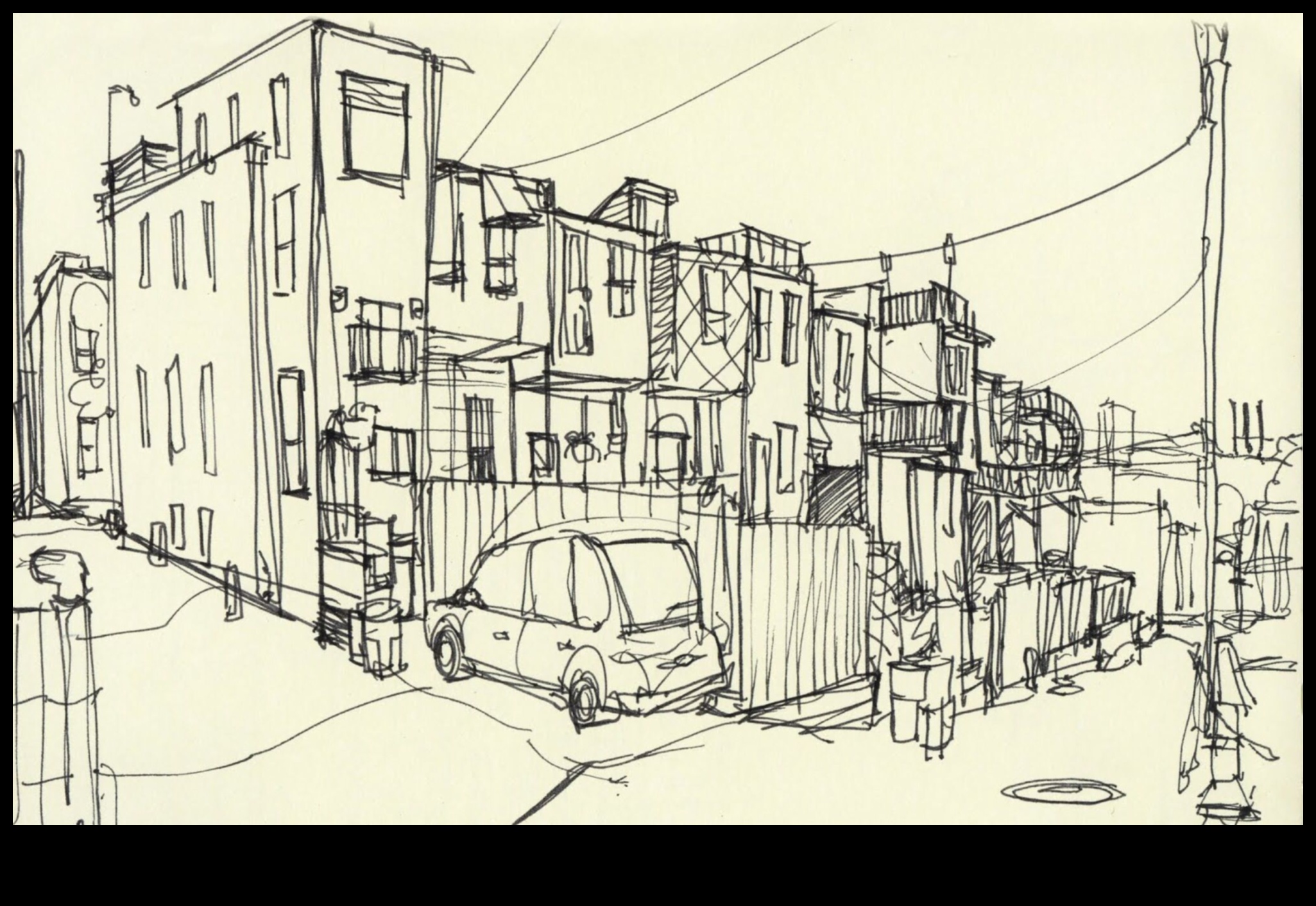 Ielu ainas: Pilsētvides pulsa attēlošana zīmējumos