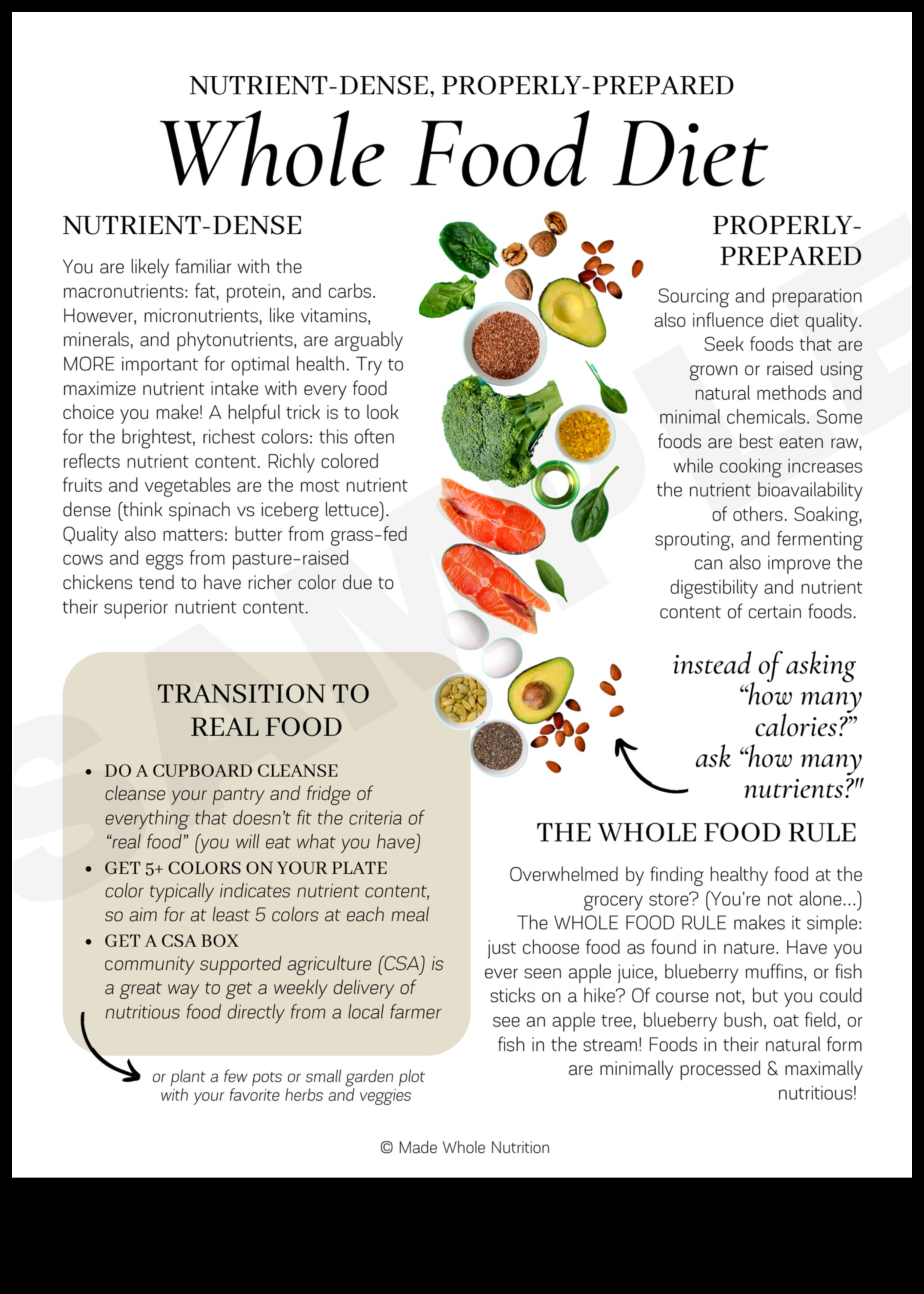 Veselu augu pārtikas produktu uztura spēkstacija