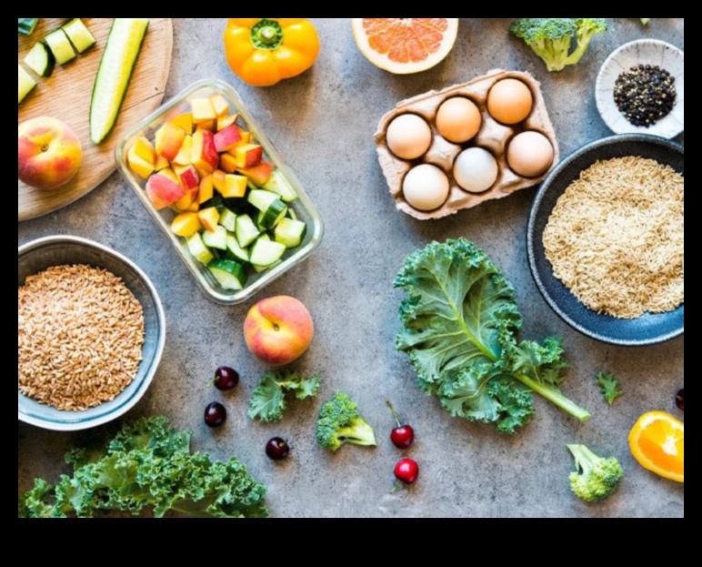 Veselu augu pārtikas produktu uztura spēkstacija