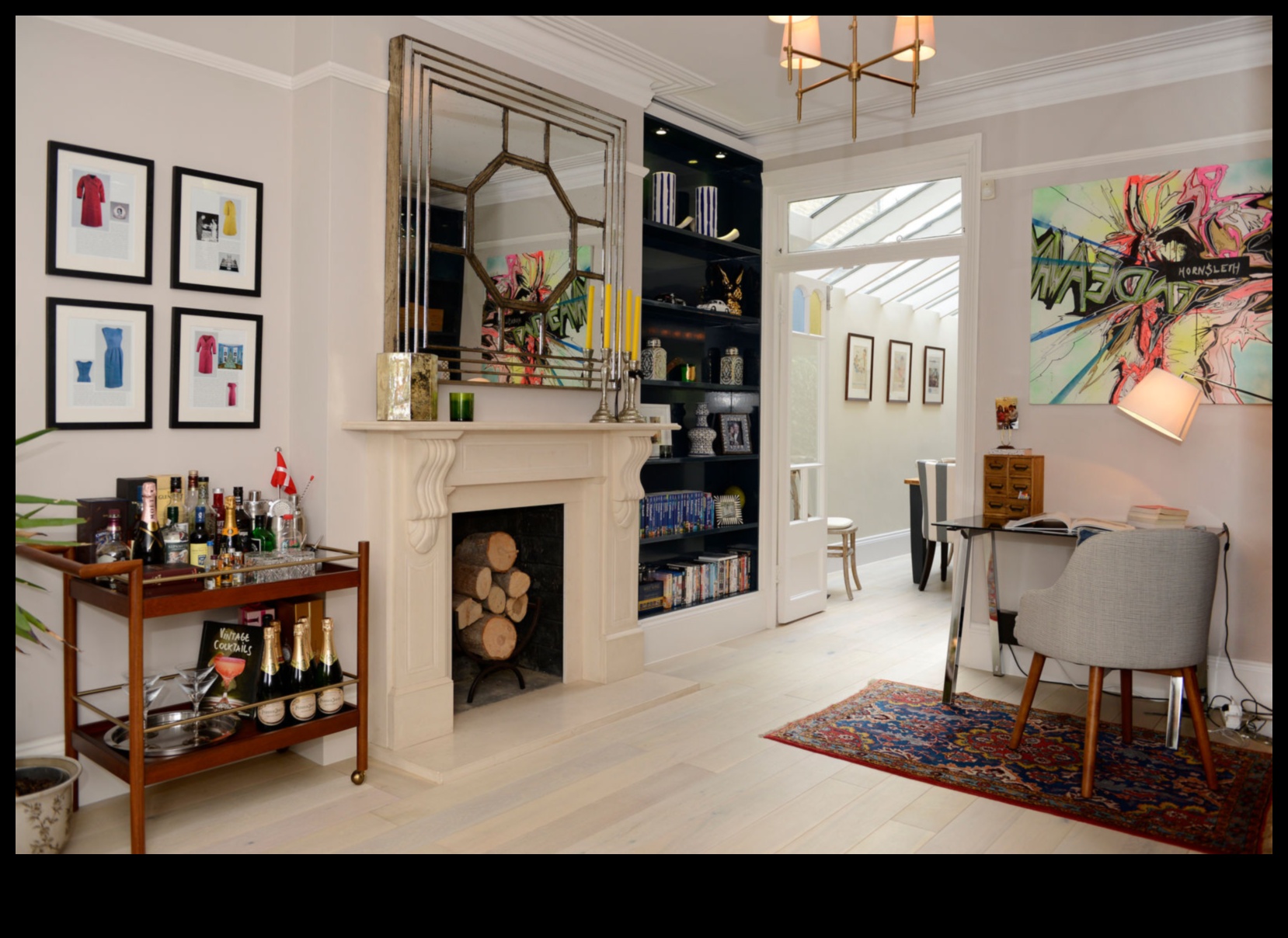 Dizaina saplūšana: modes un interjera radošuma saplūšana