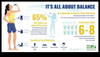 Saikne starp hidratāciju un veiksmīgām svara pieauguma diētām