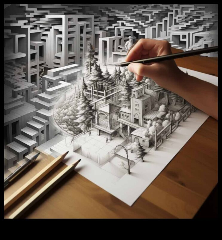 Ēteriskas vīzijas: sapņainu ainu veidošana ar zīmuli